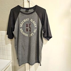 Skagway Alaska The Last Frontier Short Sleeve Jersey XL EUC